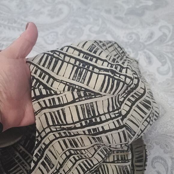 Nina Piccalino dog show ladies Jacket beige/black abstract print Size Large - Picture 7 of 9